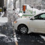 融雪マット（車両乗り入れ可能タイプ）　フォークリフトなどの大型車両も通過や駐停車可能です。